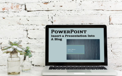 How Do I Insert a PowerPoint Presentation on my Blog?