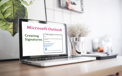 How do I create a signature in Outlook?