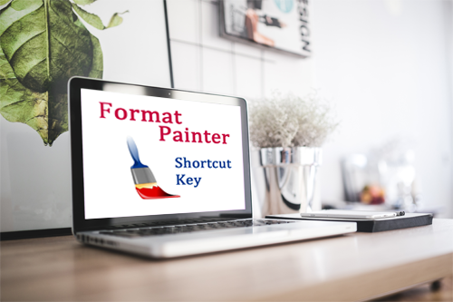 What is the shortcut key for Format Painter?