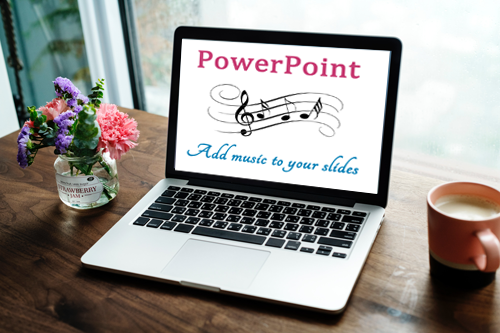 How can you add music in PowerPoint?