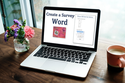 How do I create a survey in Word?