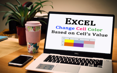 How can you instruct Excel to give a cell a particular fill color if a certain criterion is met?