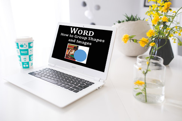 How to group a picture and a shape in Word