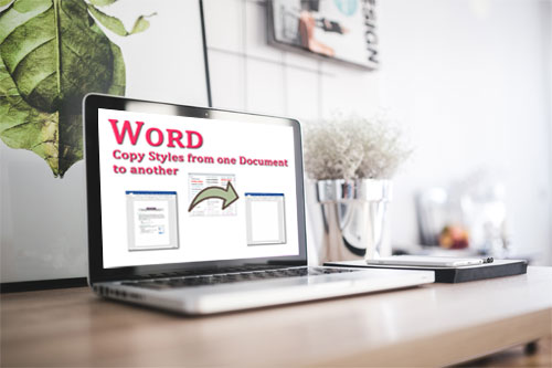 How do you copy styles from one Word 2010 document to another?