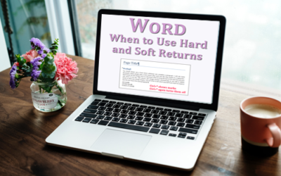 When to use soft and hard returns in Word