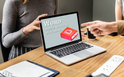 Can I delete dictionary entries in Word?