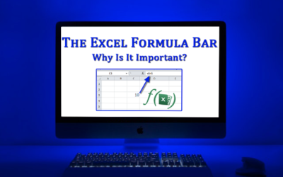 Why is the formula bar important in MS-Excel?