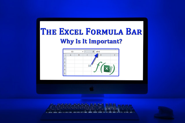 Why is the formula bar important in MS-Excel?