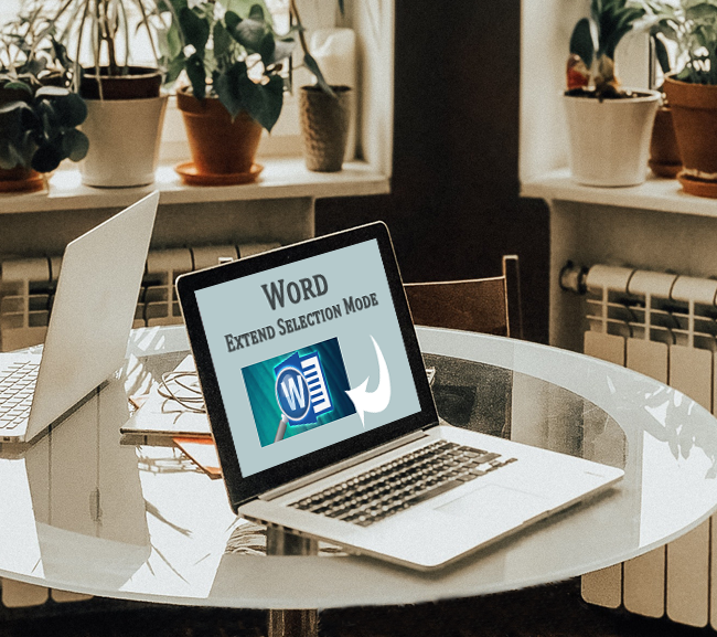 Using Extend Selection Mode in Word