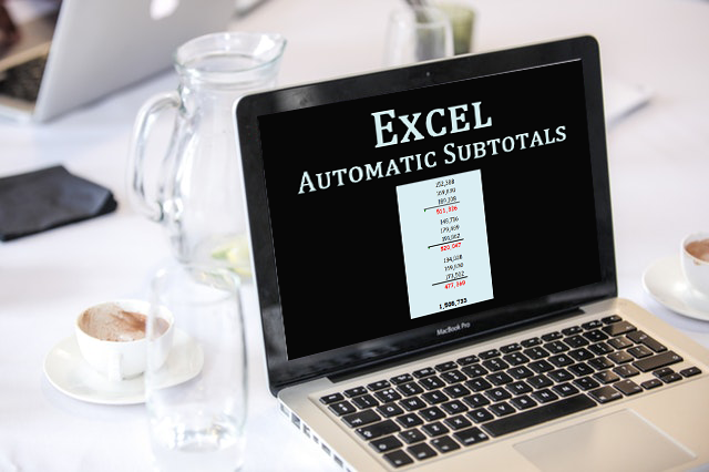 What is the use of the subtotal function in Microsoft Excel, and how can I use it?